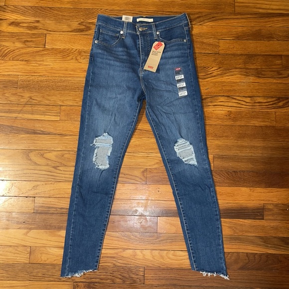 NWT Leviโs High Rise Skinny Jeans Size 29x30 - Picture 4 of 12